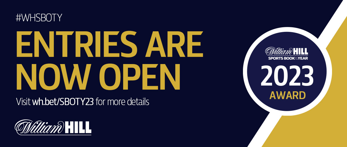 Entries open for 2023 William Hill Sports Book of the Year Award
